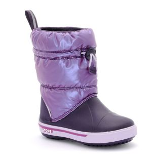 Bottes après ski, dessus brillant, Crocband Iridescent Gust Boot Kids 