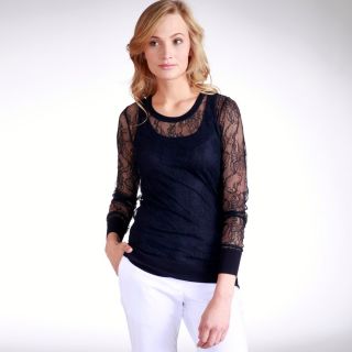 Pull dentelle Laura Clement  La Redoute 