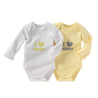 Body manches longues bébé fille et garçon (lot de 2) Cocoon  La 