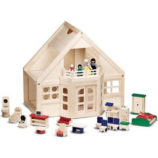 Melissa & Doug® Furnished Dollhouse   