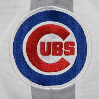 Chicago Cubs Track Jacket Stitches White Track Jacket 