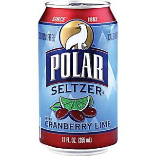 Polar® Cranberry Lime Seltzer, 12 oz. Cans, 24/Pack  