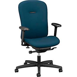 HON® Mirus™ Mid Back Fabric Swivel/Tilt Chair, Blue  