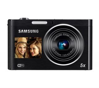 SAMSUNG DV300F 2View Compact Digital Camera   Black  Pixmania UK