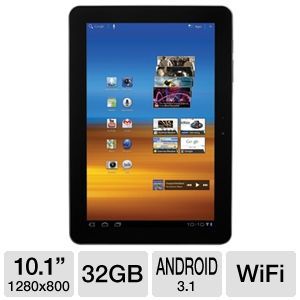 Samsung Galaxy Tab 10.1 32GB AD 3.1 Tab and Samsung EDD D1B1BEGXAR 