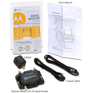 Motorola 484095 001 00 Signal Booster   Cable + 15db Broadband Drop 