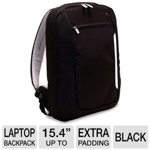 Belkin F8N057 KLG Slim Back Pack   Fits Notebook PCs up to 15.4 at 