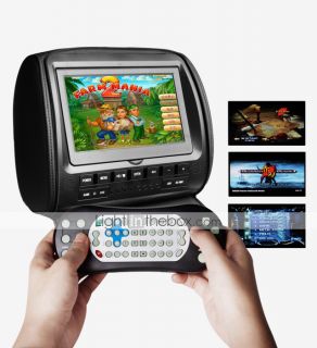 polegadas encosto de cabeça dvd player com tv, jogo   USD $ 109.99