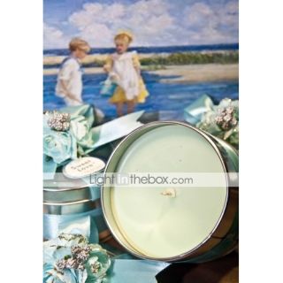 Round Favor Tin With Spring Blossoms (Set of 6)   USD $ 7.99
