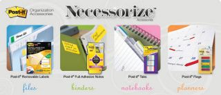 Post it® Durable Angled Hanging File Folder Tabs, 2, Assorted Colors 