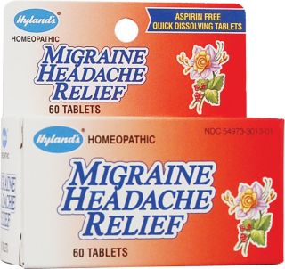 Hylands Migraine Headache Relief    60 Tablets   Vitacost 