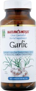 Natures Herbs Odor Controlled Garlic    550 mg   100 Capsules 
