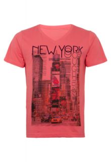 Camiseta Pier Nine Pier Nine New York Coral   Compre Agora  Dafiti
