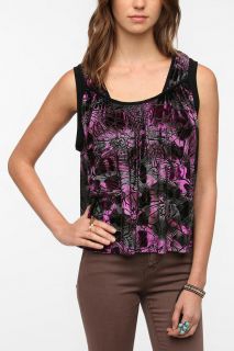 Staring at Stars Burnout Velvet Swing Tank Top   Urban Outfitters