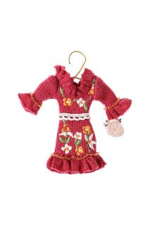 Sweater Dress Ornament, Grape   Anthropologie