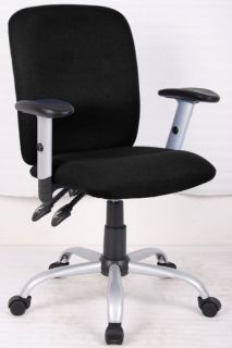 Ebuyer Deluxe High Back Ergonomic Fabric Operator Chair  Ebuyer