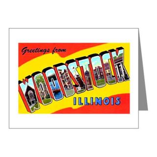 Art Gifts  Art Note Cards  Woodstock Illinois Greetings Note 