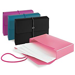 Office Depot Brand Poly Index Box With Cards Assorted Colors No Color 
