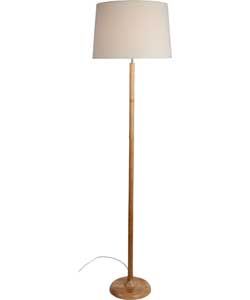 Buy Living Java Wood Linen Floor Lamp at Argos.co.uk   Your Online 