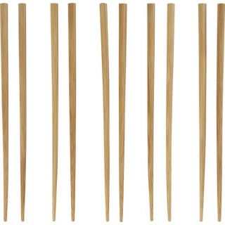 Set of 5 Bamboo Chopsticks in Specialty Serveware  