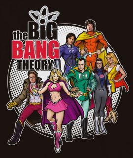   Big Bang Theory Comic Book Heroes