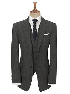 Buy John Lewis British Semi Plain Twist Suit Jacket, Charcoal online 