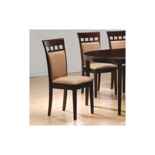 Wildon Home ® Crawford Cushion Back Side Chair in Rich Cappuccino 