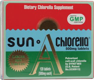 Sun Chlorella A Tablets    500 mg   120 Tablets   Vitacost 
