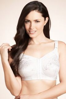 Total Support Floral Embroidered Front Fastening B DD Bra   Marks 