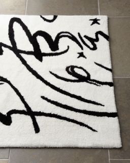 Calligraphy Bath Rug   The Horchow Collection