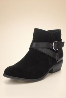 Footglove™ Fashion Suede Wide Fit Strap Boots   Marks & Spencer 