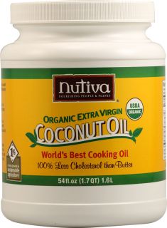 Nutiva Extra Virgin Coconut Oil Organic    54 fl oz   Vitacost 