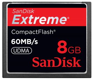 SanDisk Extreme SDCFX 008G A61 8 GB CompactFlash CF Card 1 Card by 