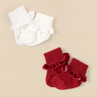 newborn   girls   ruffle socks 2 pack  Childrens Clothing  Kids 