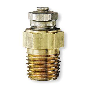LUBE DEVICES Relief/Filler Vent Plug,1/4 18,0.59 H   1U573    