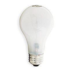 GE LIGHTING Incandescent Light Bulb, A19, 100W   Incandescent Lamps 