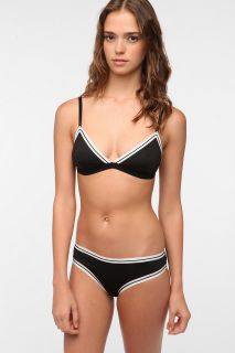 Space Dye Triangle Bra and Hipster   Urban Outfitters