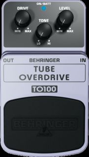 Behringer TO100 Tube Overdrive Guitar Effects Pedal  Musicians 