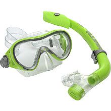 DIVERS Youth Coral/Island Dry Mask and Snorkel Set 