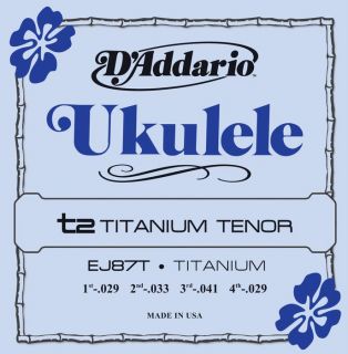 Addario EJ87T Titanium Tenor Ukulele Strings  Musicians Friend