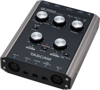 TASCAM US 144MKII USB 2.0 4 channel Audio/MIDI Interface  Musicians 