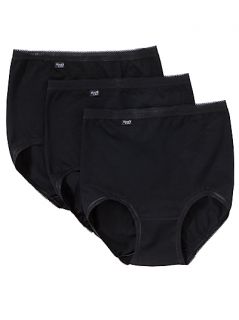 Buy Sloggi Maxi Pants, Pack of 3, Black online at JohnLewis   John 
