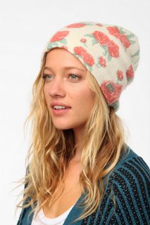 Coal Josie Floral Beanie Hat   Urban Outfitters