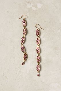 Pave Ruby Earrings   Anthropologie