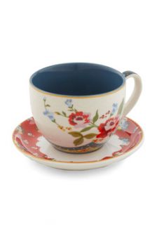 Paw Me a Cup Tea Set in Cat  Mod Retro Vintage Kitchen  ModCloth