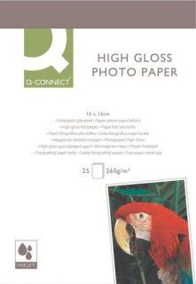 Connect Photo Paper High Gloss Paper 10X15CM 260G P25  Ebuyer