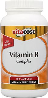 Vitacost Vitamin B Complex With Vitamin C    180 Capsules   Vitacost 