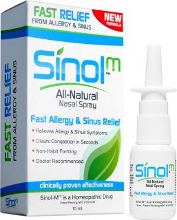 Sinol Sinol M™ Homeopathic Allergy and Sinus Relief    15 mL 