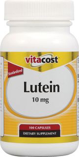 Vitacost Lutein 10 mg with Zeaxanthin Featuring FloraGlo® Lutein 