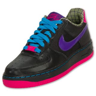 Nike Kids Air Force 1 Low Basketball Shoe  FinishLine  Black 